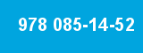 978 085-14-52 978 085-14-52